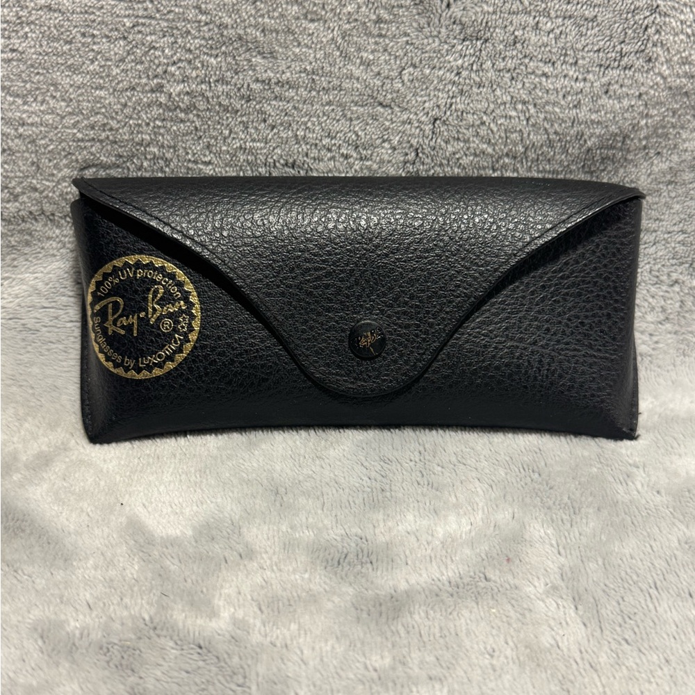 Authentic Ray-Ban Sunglasses Leather Case‎ Only - Black Genuine OEM